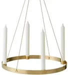Kerzenhalter ferm LIVING, Circle, Gold / Messing, Messing - 3
