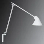 Wandleuchte Louis Poulsen, NJP, Wei&szlig;, f&uuml;r Wohnzimmer, Metall, Design - 60.5