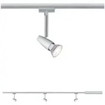 Deckenleuchte Paulmann, URail Barelli, dimmbar, Grau, f&uuml;r Wohnzimmer, Metall, Modern