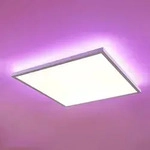 Deckenleuchte Arcchio, Brenda, dimmbar, Wei&szlig;, f&uuml;r Wohnzimmer, Kunststoff,...