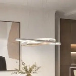 Pendelleuchte Lucande, Ezana, dimmbar, Grau, f&uuml;r Wohnzimmer, Metall, Modern
