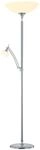 Bankamp Opera 6019 LED-Deckenfluter mit Leselicht-Nickel matt/Chrom-mit LED (2700K)
