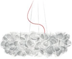Slamp Clizia Large Pendelleuchte-Mama Non Mama Wei&szlig;-Rot