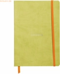 Rhodia Notizbuch Flex A5 liniert 90g/qm 80 Blatt anisgr&uuml;n