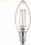 Signify Philips LED classic Lampe 25W E14 Kerze Warmw 250lm klar 2erP