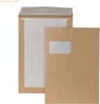 Posthorn Versandtasche 00014008 C4 120g mit Fenster haftklebend braun