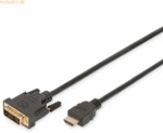 Assmann DIGITUS HDMI-Adapterkabel Typ A-DVI(18+1) St/St, 2.0m, Full HD