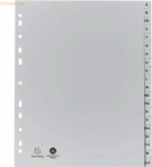 Exacompta Register 1920 B DIN A4+ 20tlg A-Z PP grau