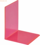 MAUL Buchst&uuml;tze Acry Neon 3mm 100x130x100mm transparent pink