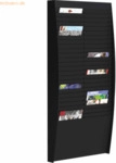 Paperflow Wand-Sortiertafel V 50F A4V2X25.01 DIN A4 schwarz