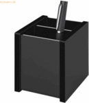 Wedo Stiftek&ouml;cher Black Office Acryl doppelt schwarz