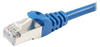 Digital data communication equip 606201 Cat.6A S/FTP Patchkabel, blau