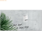 Sigel Glas-Magnettafel Artverum 91x46cm Botanic