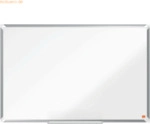 Nobo Whiteboard Premium Plus Emaille magnetisch Aluminiumrahmen 900x60