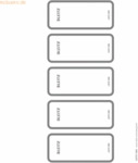 Leitz Ordner-R&uuml;ckenschilder Wow selbstklebend 45x111mm grau PC-beschri