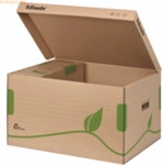 Esselte Archiv-Container ECO mit Deckel Karton naturbraun