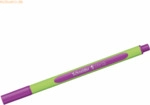 5 x Schneider Fineliner Line-Up 0,4 mm electric-purple