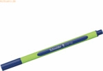 5 x Schneider Fineliner Line-Up 0,4 mm mystic-blue