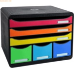 Exacompta Schubladenbox Store-Box Iderama 6 Schubladen A4 Querformat 2