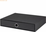 S.O.H.O. Schubladenbox Schwarz A4
