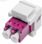 Assmann DIGITUS LWL LC/LC-Duplex-Kupplung, Multimode-OM4, Keystone