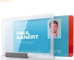 Durable Kartenhalter Push Box 54x87mm f&uuml;r 2 Karten VE=10 St&uuml;ck schwarz