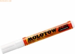 Molotow Permanentmarker One4All 227 HS nachf&uuml;llbar 4mm signalwei&szlig;