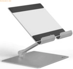 Durable Tablet St&auml;nder Rise bis 13 Zoll Aluminium silber