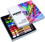 JAXON Aquarellkreide - 12er Farbkartonetui.