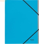 Leitz Ordnungsmappe Recycle A4 6 F&auml;cher Karton blau