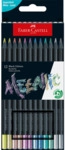 FABER CASTELL Black Edition Buntstift - 12er Kartonetui.