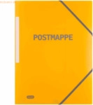Oxford Eckspannermappe 'Postmappe' A4+ PP transluzent gelb