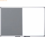 Bi-Office Kombitafel Maya XA0328170 Filz/magnetisch 90x60cm grau