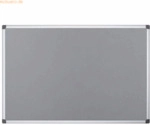 Bi-Office Filztafel Maya Aluminiumrahmen 180x120cm grau