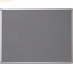 Bi-Office Pinnwand Maya FA2742170 Aluminiumrahmen Filz 180x120cm grau