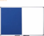 Bi-Office Kombitafel Maya XA0522170 Filz/magnetisch 120x90cm blau