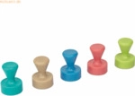 Maul Neodym-Kegelmagnet 16x12mm 1500g farbig sortiert VE=10 St&uuml;ck