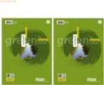 Ursus Briefblock Green Pure Impact A4 70g/qm 50 Blatt 5mm kariert