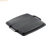 Durable Abfalleimer DURABIN FLIP VEH2012033 52x61x49cm grau/schwarz