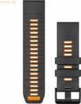 Garmin Garmin Ersatzarmband QuickFit 26mm Silikon Graphit/Orange