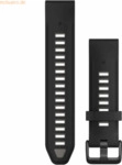 Garmin Garmin Ersatzarmband QuickFit 20mm Silikon Schwarz/Kieselgrau