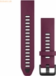 Garmin Garmin Ersatzarmband QuickFit 20mm Silikon Merlot/Graphit