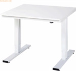 Rau Werktisch 1000x1000x720-1120mm elektrisch M-Platte 22mm lichtgrau