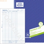 5 x Avery Zweckform Kassenbuch A4 RC EDV-gerecht Blaupapier 100 Blatt