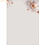 Sigel Weihnachtspapier A4 90g 100 Blatt Christmas in rose gold