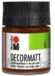Marabu Decormatt Acryl - Hellbraun 047 50 ml.