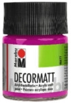 Marabu Decormatt Acryl - Magenta 014 50 ml.