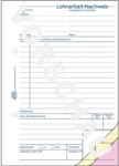 Avery Zweckform Formularbuch Lohnarbeitsnachweis A5 3x40 Blatt
