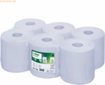Satino Handtuchrolle 317700 20x25cm 150m 2-lagig blau gepr&auml;gt 6 St&uuml;ck