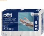 Tork Falthandt&uuml;cher 21x24cm 2-lagig Multifold wei&szlig; 2700 St&uuml;ck